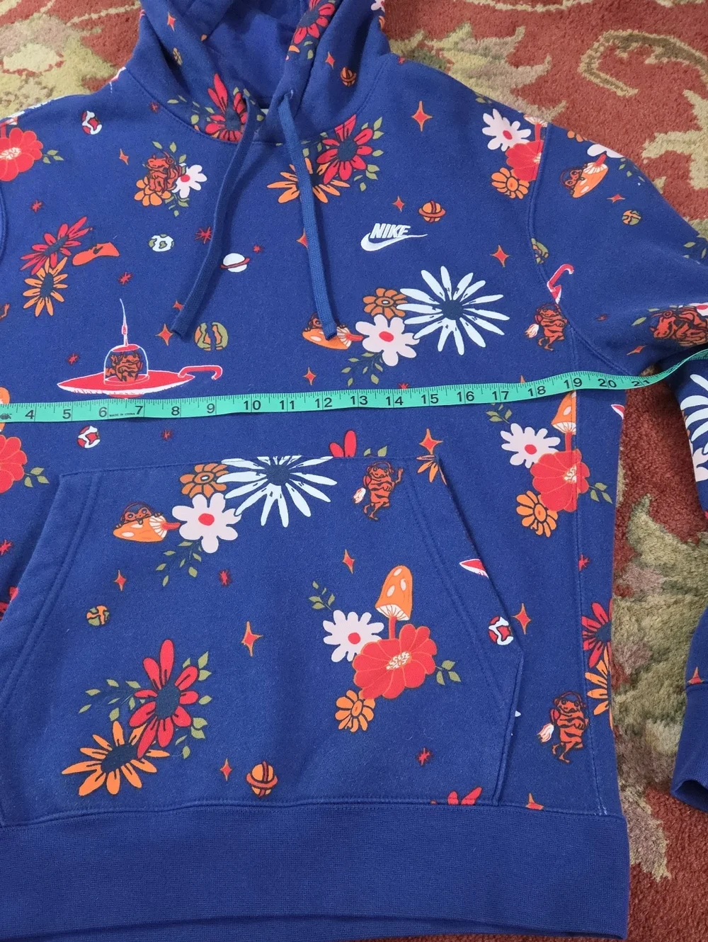 Nike Sportswear Club Trippy Toad UFO Floral Fleece Hoodie